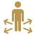 Icon representing high-stakes decision making